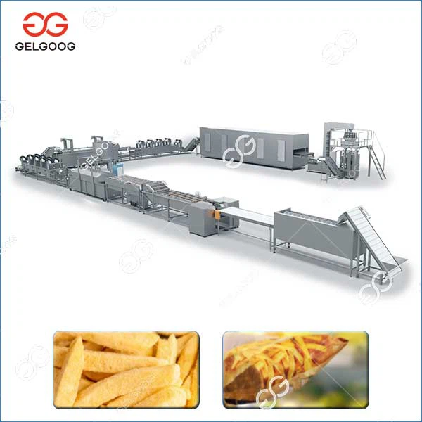 Industrial Potato Finger Chips Machine|French Fries Plant 