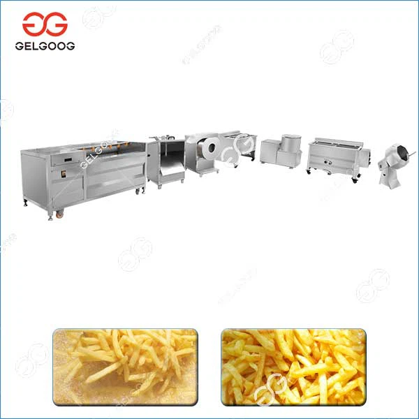 Semi Automatic French Fries Processing Machine Line 100 Kg/h