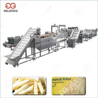 Automatic Frozen French Fries Machine Production Line 500 Kg/h